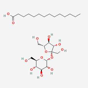 수크로오스미리스테이트 PubChem 분자구조식
