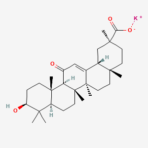 포타슘글리시레티네이트 PubChem 분자구조식