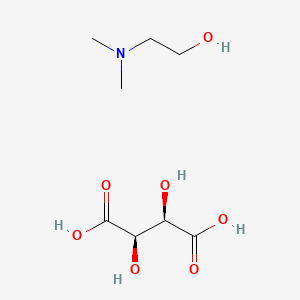 다이메틸아미노에탄올타트레이트 PubChem 분자구조식